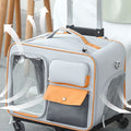 Babur Rolling Suitcase Cat Carrier with Wheels