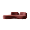 Hiram Three Seater Sofa, Velvet