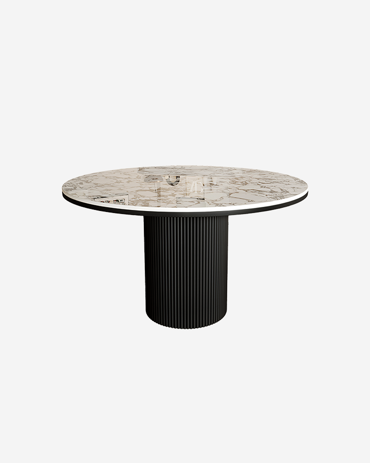 Jen Round Dining Table, Sintered Stone