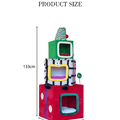 Christmas Cat Tree 133cm with Plush Rooms, Multi-Levels