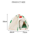 Willow Pet Tent Cave for Cats, Cat Bed for Indoor Cats