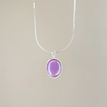 Amethyst Pearl Necklace