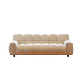 Anouk White Two Seater Sofa, Boucle