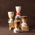 Yara Animal Party Mug, Ceramic Cup Mug Without Handle, 200ml or 160cm