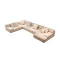 Fanny Large White Three Seater Corner Sofa