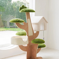 Sophie Cat House, Cat Tree with Padded Plush Perch
