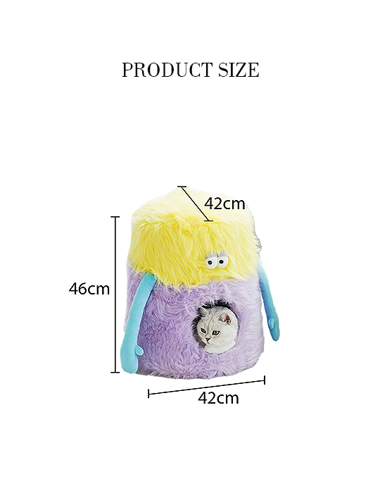 Sadie Cat Cave Bed Igloo, Cat House Cat Tent