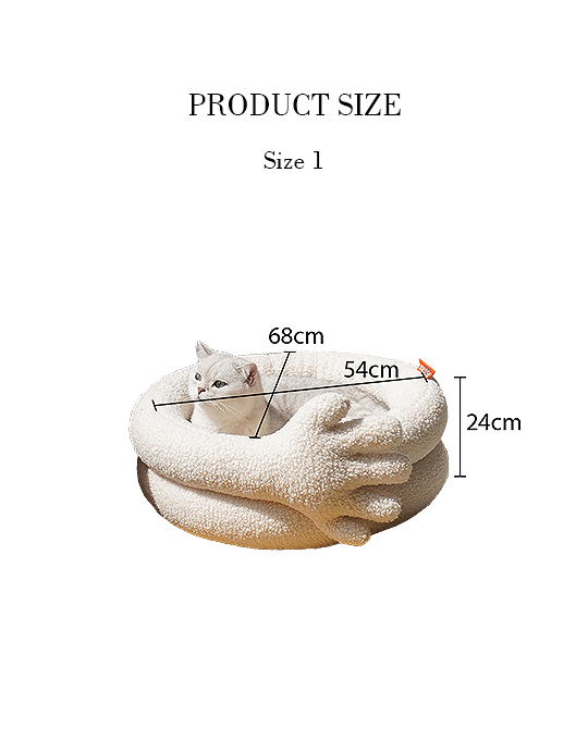 Rocky Fluffy Pet Cushion, Cat Bed