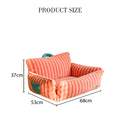 Max Cat Bed, Purple Fleece