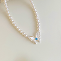 Butterfly Pearl Necklaces