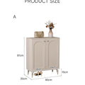 Omar Cabinet For Shoes By Door, Shoe Storage, Cream Wood