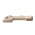 Carter Large Three Seater Corner Sofa, Velvet