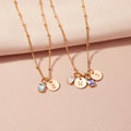 Savae Birthstone Initial Pendant