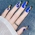 Blue Press-on Nails