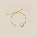 Enamel Daisy Bracelet