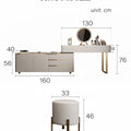 Sophie Dressing Table With LED Mirror