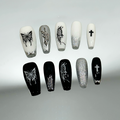 Silver Luxe Press On Nails