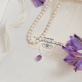 Amethyst Pearl Necklace
