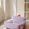 Max Cat Bed, Purple Fleece
