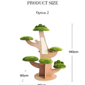 Sophie Cat House, Cat Tree with Padded Plush Perch