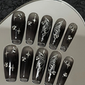 Moonless Night Press On Nails
