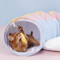 Oscar Cat Toys Cat Tunnel With Car Bed, Foldable Tunnel