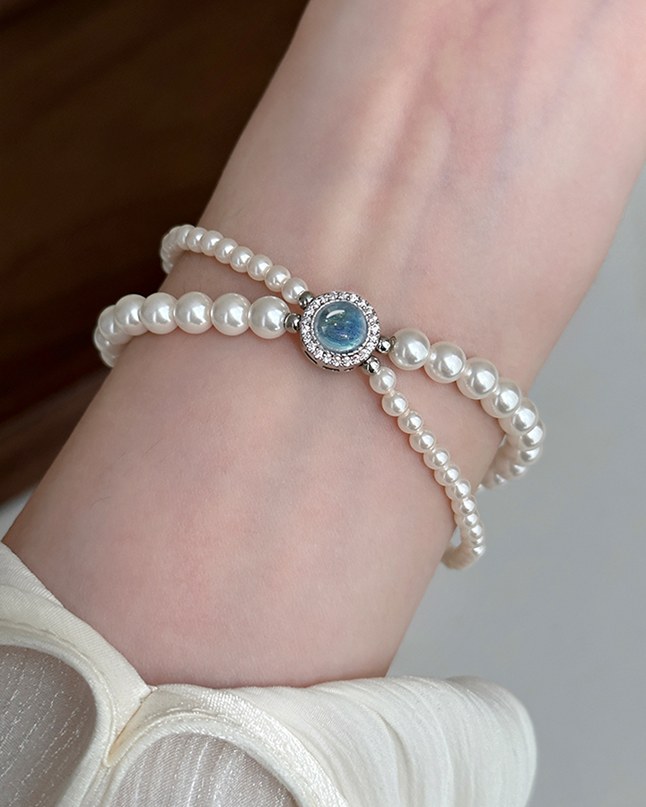 Sapphire Wave Bracelet