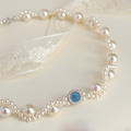 Radiant Twist Pearl Necklace