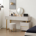 Calista Extendable Dressing Table With LED Mirror