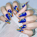 Blue Press-on Nails