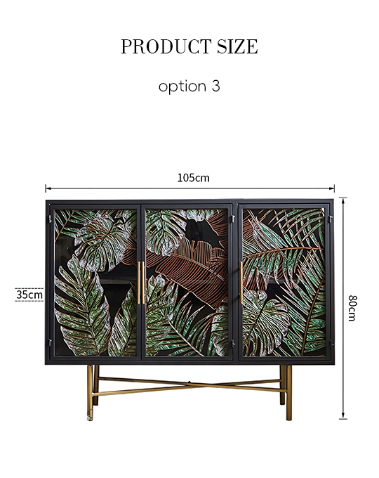 Hecate Retro Sideboard, Stained Glass