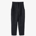 Sequin-embellished Tweed Tapered Pants