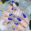Blue Press-on Nails