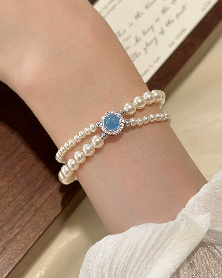 Sapphire Wave Bracelet