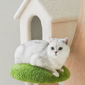 Sophie Cat House, Cat Tree with Padded Plush Perch