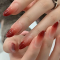 Pink Stardust Press On Nails