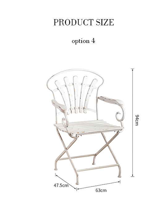 Ariadne Outdoor Garden Dining Table Table and Dining Chair Set, Iron