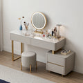 Calista Extendable Dressing Table With LED Mirror