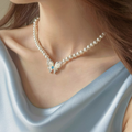 Butterfly Pearl Necklaces
