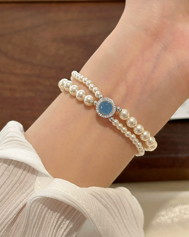 Sapphire Wave Bracelet