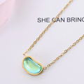 Tara Green Beaded Necklace
