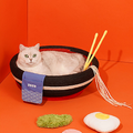 Ramen Cat Cardboard Toy/ Cat Bed, Cats Grinding Claw