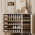 Omar Cabinet For Shoes By Door, Shoe Storage, Cream Wood