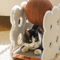 Finn Cat Scratcher Ball, Cat Cardboard Toy Interactive