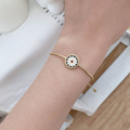 Enamel Daisy Bracelet