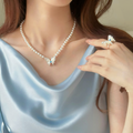 Butterfly Pearl Necklaces