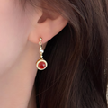 Rose Inferno Earrings