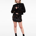 Single-breasted Metallic Thread Tweed Jacket