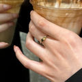 Gold Plated Statement Ring