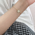 Enamel Daisy Bracelet